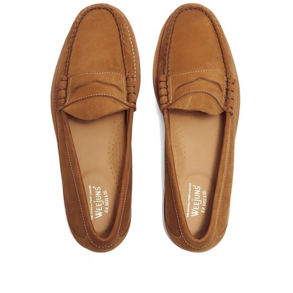 G.H. Bass & Co. Shoes - G.H. Bass Dylan Driver Tan Leather Moc Loafers Comfort Women Slip On Size 6